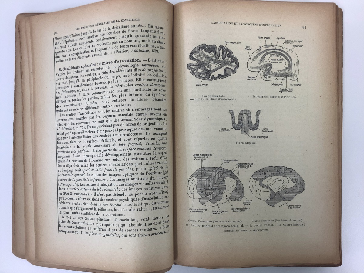 Psychologie иностранная книга / французский язык психология / старинная книга /1911 год выпуск [ta03h]