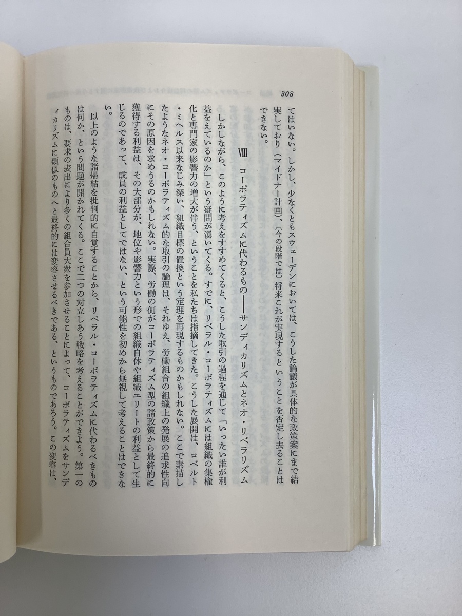 【まとめ】現代コーポラティズム？（1）？（2）２冊セット 編 シュミッター/レームブルッフ 訳 山口定/他 木鐸社【ta01i】_画像5