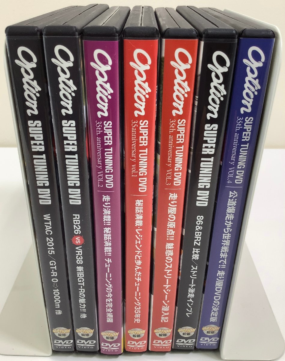 【DVD/まとめ】OPTION オプション付録DVD7枚セット 車/チューニングカー/走り屋/GT-R/86/シルビア【ta04h】_画像3