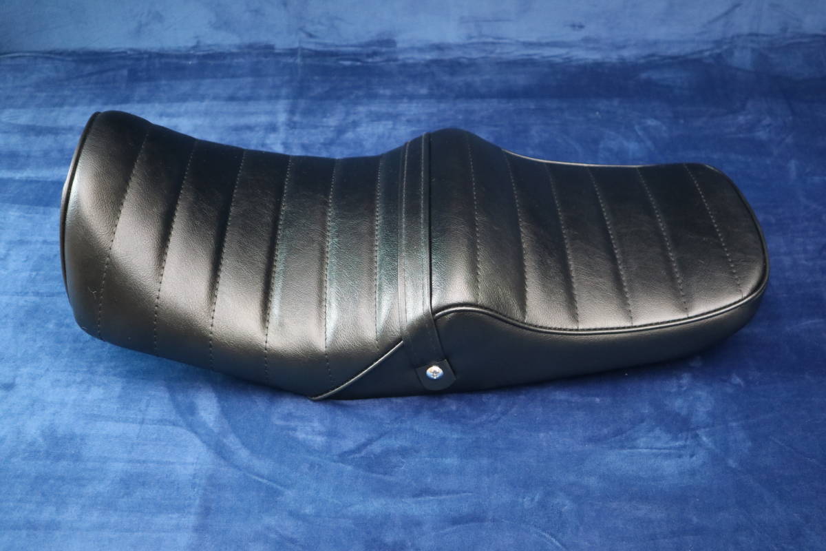 XJR400 前期 タックロール シート 黒 皮 / あんこ抜き 完成品