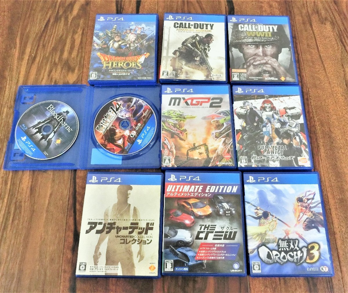 桐生店【現状品】5-76 SONY PS4 PlayStation4 本体 500GB CUH-1000A ソフト10本_画像9