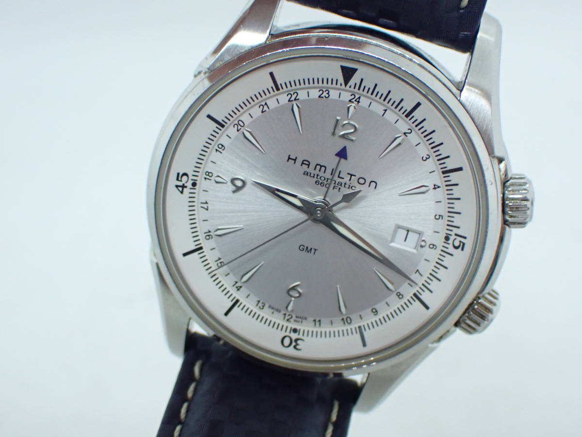9137) HAMILTON ハミルトン ジャズマスタートラベラー2 H326250 メンズ