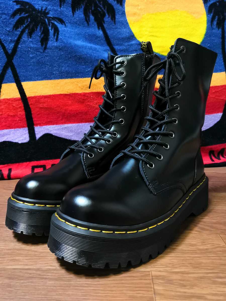 新品 Dr.Martens ドクター マーチン 10ホール 厚底 ブーツ ジェイドン