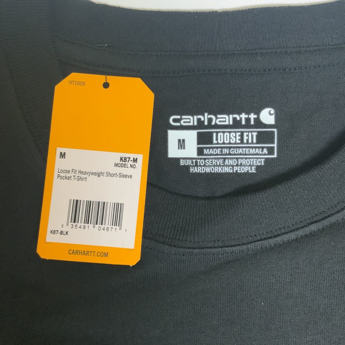 カーハートポケットＴシャツCARHARTT2021年製デッドストックＭ_画像4