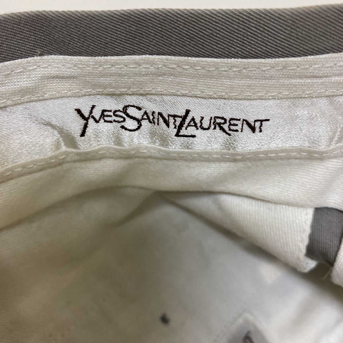 YVES SAINT LAURENT イブサンローラン menswear ハーフパンツ ショートパンツ グレー W33 古着