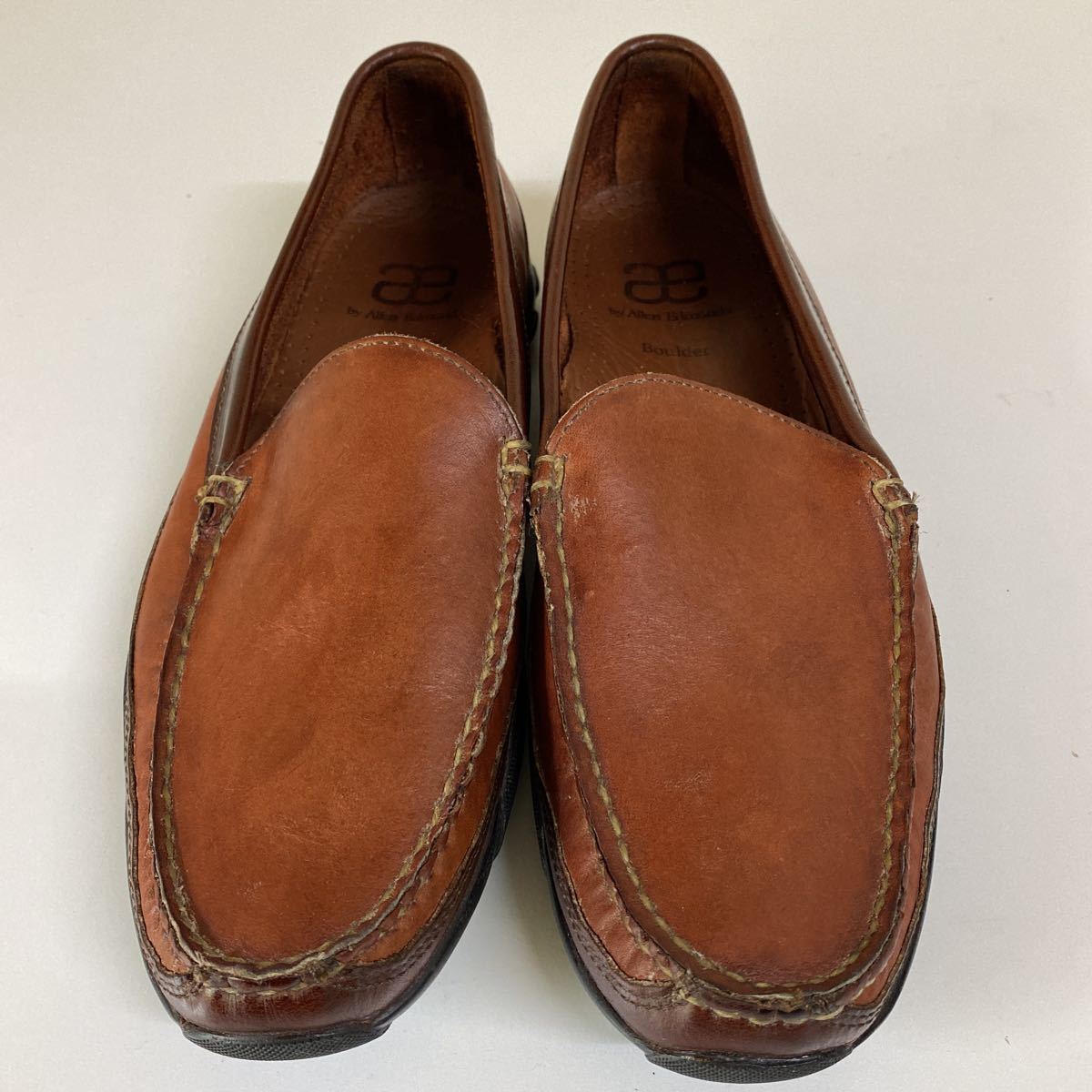 Allen Edmonds Boulder ヴァンプシューズ ドライビングシューズ レザーシューズ ビジネスシューズ 10D 古着