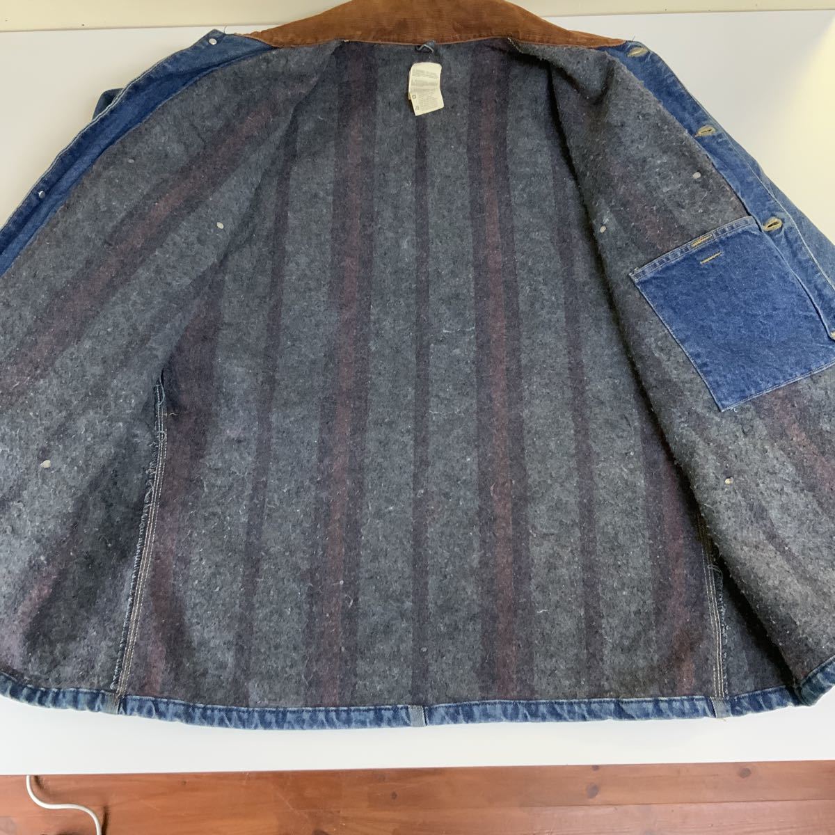 carhartt カーハート デニムカバーオール アメリカ製USA製XL-R