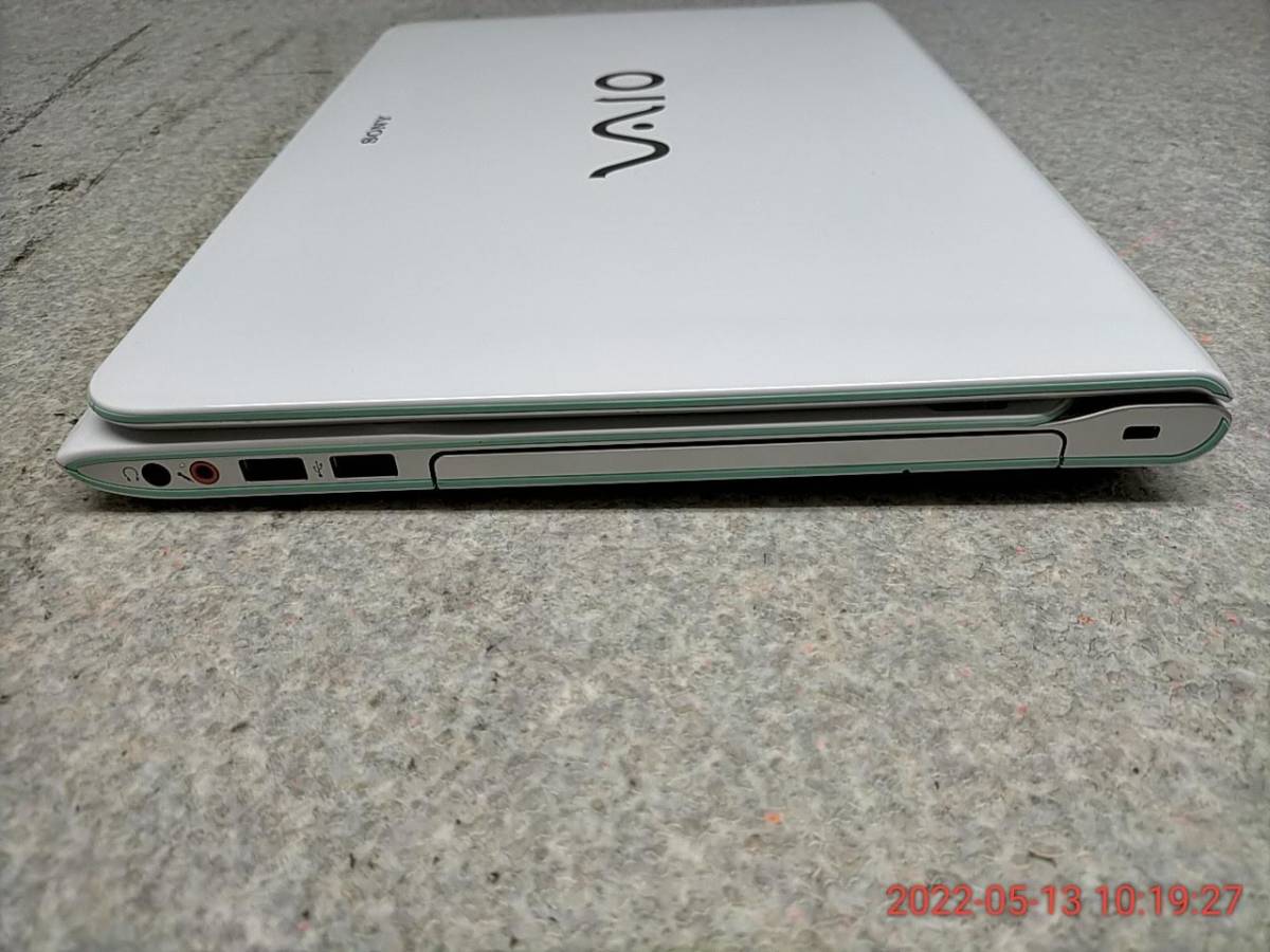 5YF4M12 SONY VAIO SVE14A3AJ Core i3 3120M 4GB Win10インストール済