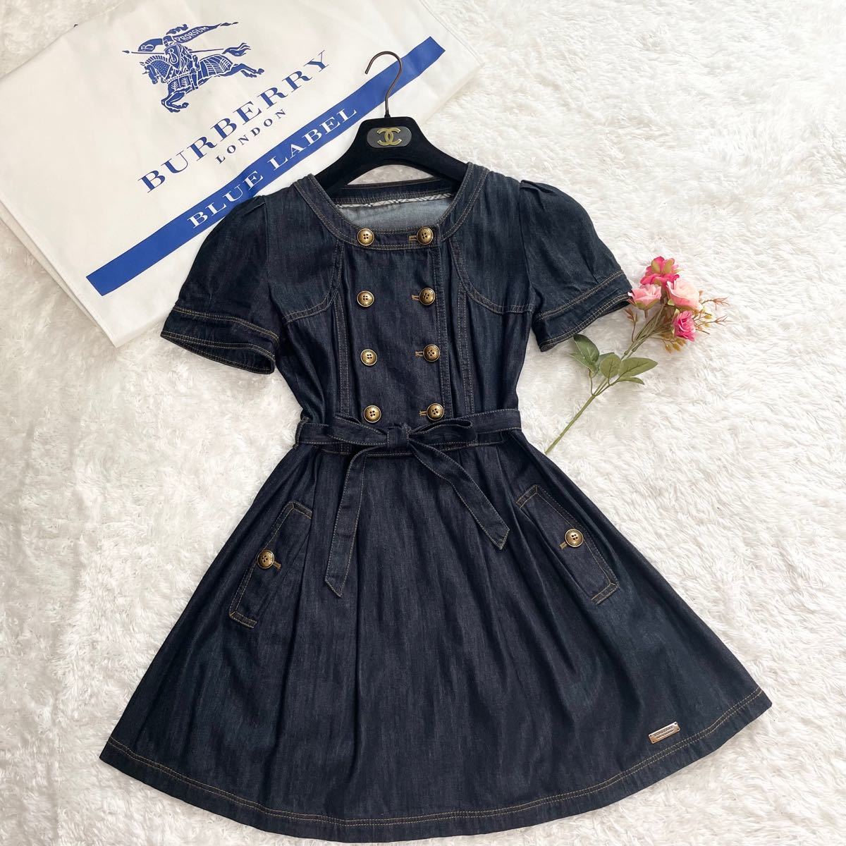 超激得新品 BURBERRY - バーバリー♡極美品デニムワンピースの通販 by