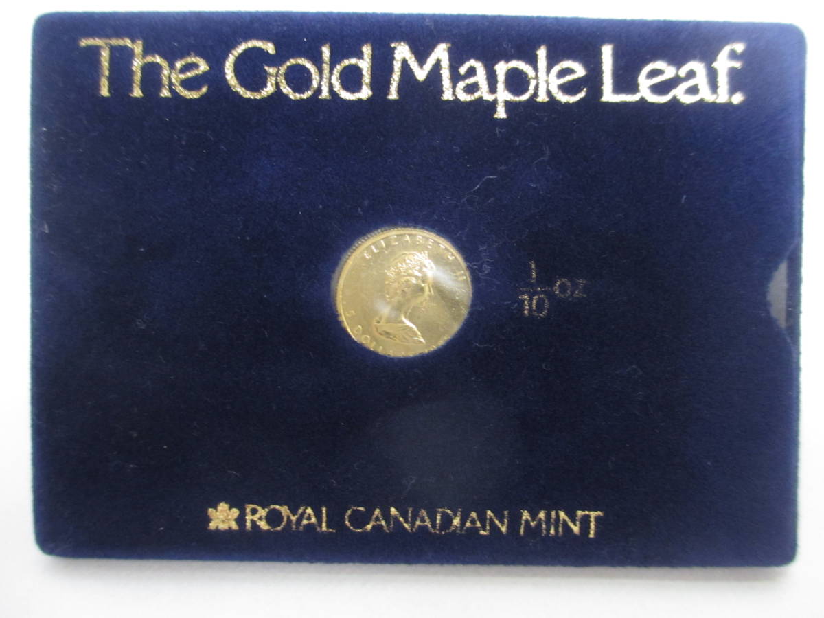 新しい Pre メイプルリーフ金貨 1/10オンス 1991年製 1/10オンス - www
