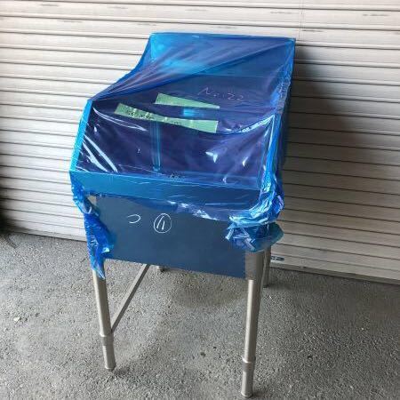 奈) 未使用保管品 業務用 1槽シンク W550×D750×800 奥行750 流し台 ステンレスシンク ※お急ぎの方注意 ( W600×D750お探しの方にも