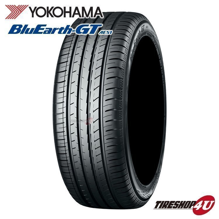 4本セット 215/55R17 2022年製 YOKOHAMA ヨコハマ BluEarth-GT AE51