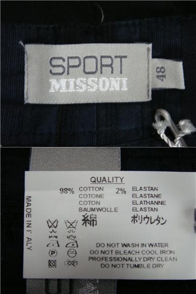 MISSONI SPORT Missoni sport apparel men's shorts black size :52 811482