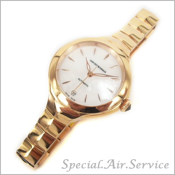 EMPORIO ARMANI Emporio Armani женские наручные часы FLUID DECO самозаводящиеся часы белый × rose Gold ARS8206