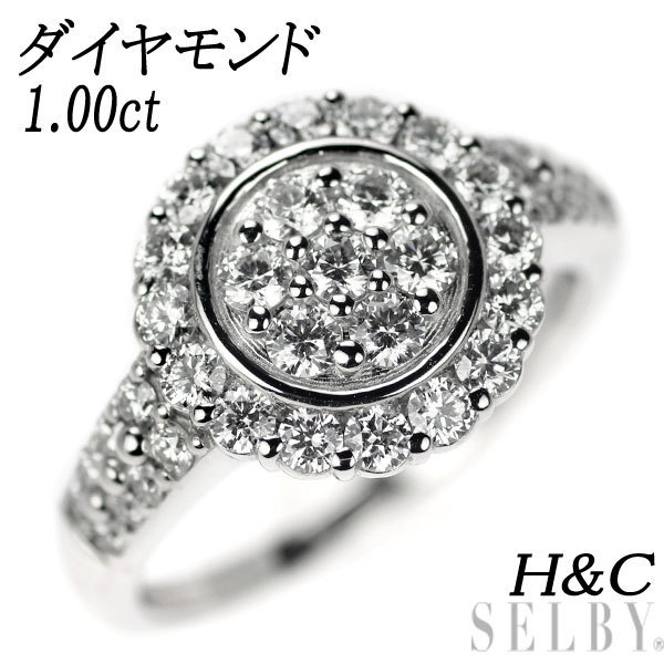 購入ファッション リング ダイヤ 新品 1.00 Pt950 H&C リング
