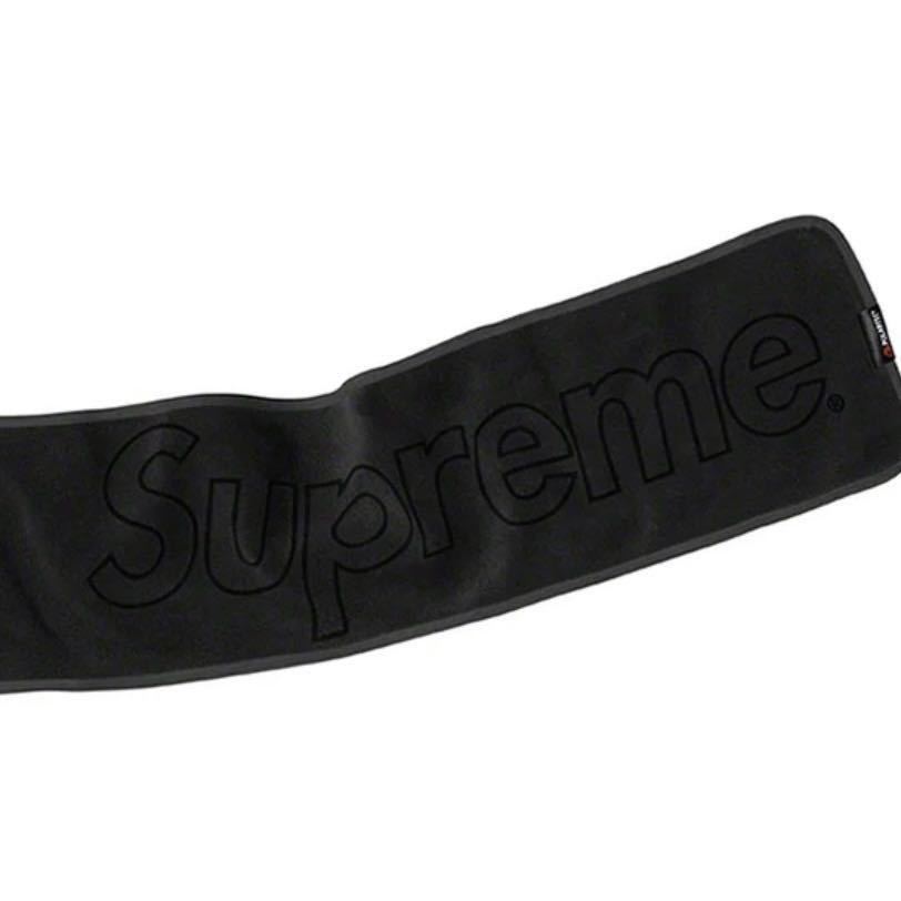 ... Supreme 21FW BOX LOGO  лого    косметика марки Pola ... Polartec Pocket Scarf ... венок    карман   шарф   черный  Black  черный   новый товар 