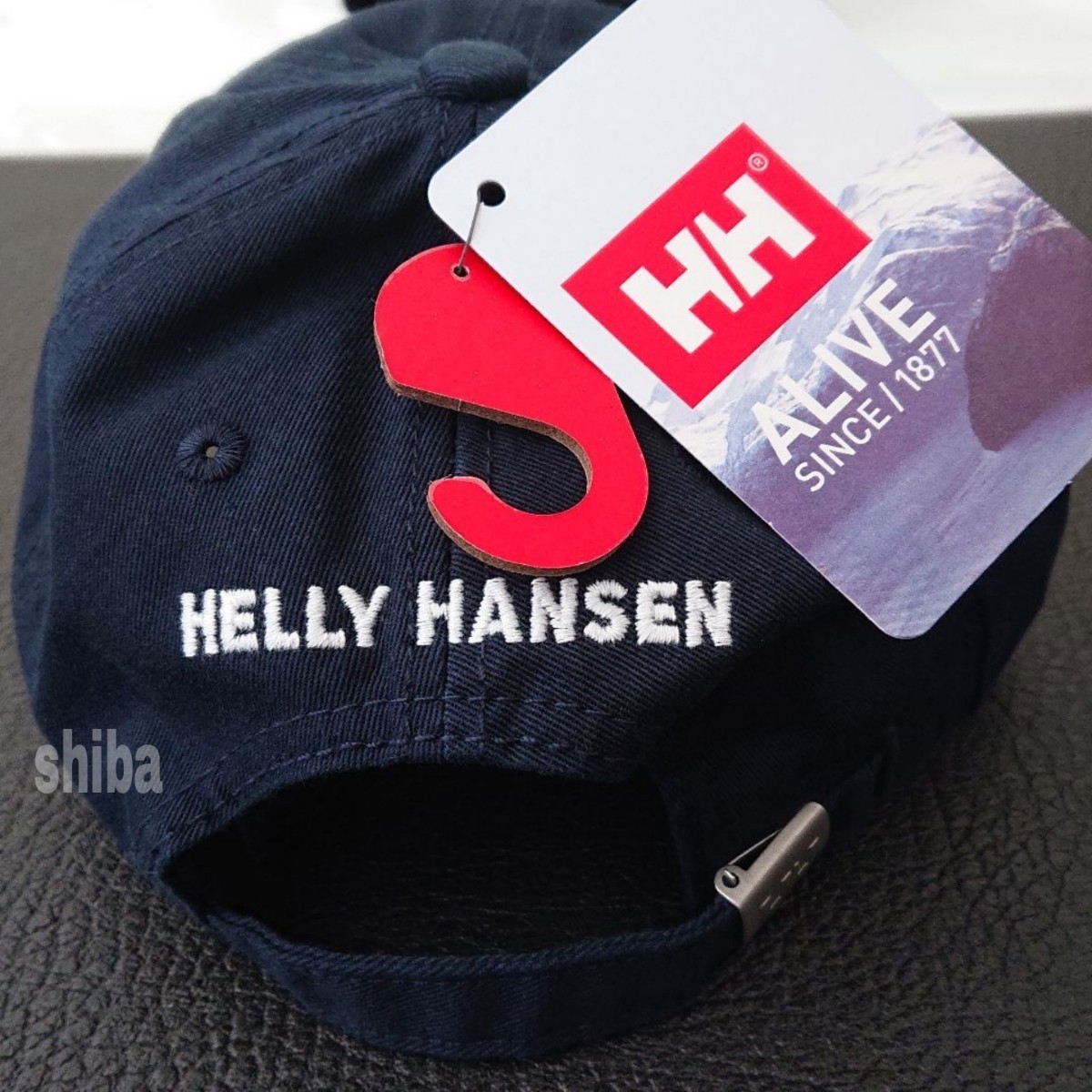 HELLY HANSEN ヘリーハンセン ロゴ キャップ ハット 帽子 ネイビー コットン 海外モデル ワンサイズ フリーサイズ