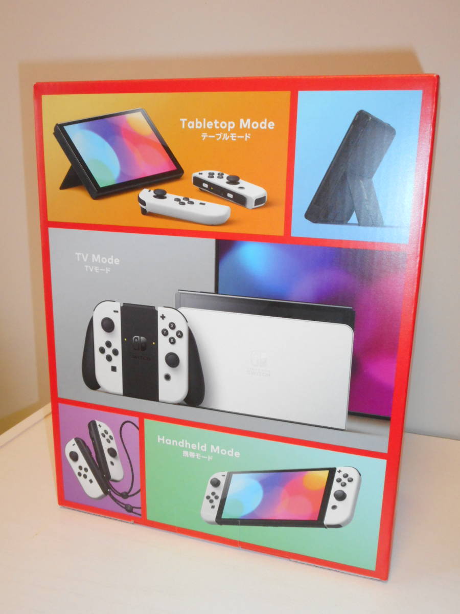 通販企業送料無料!!! Nintendo Switch(有機ELモデル) Joy-Con(L)/(R) ホワイト（新品未開封） ニンテンドースイッチ本体