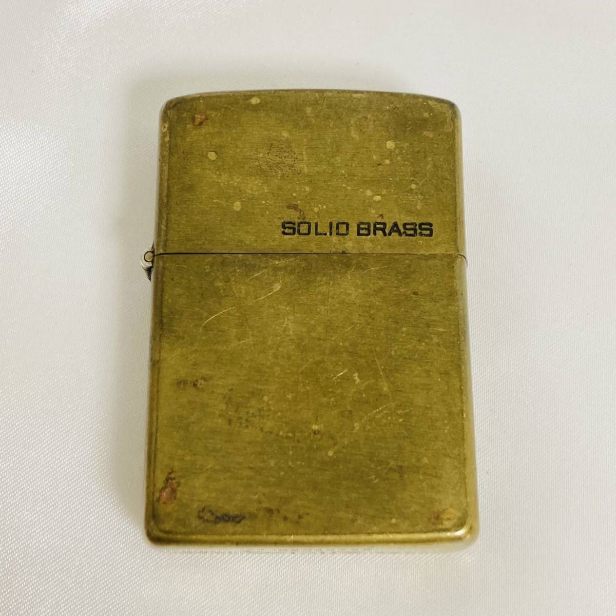 激レア ZIPPO ジッポー SOLID BRASS ソリッドブラス 底面表記 1932