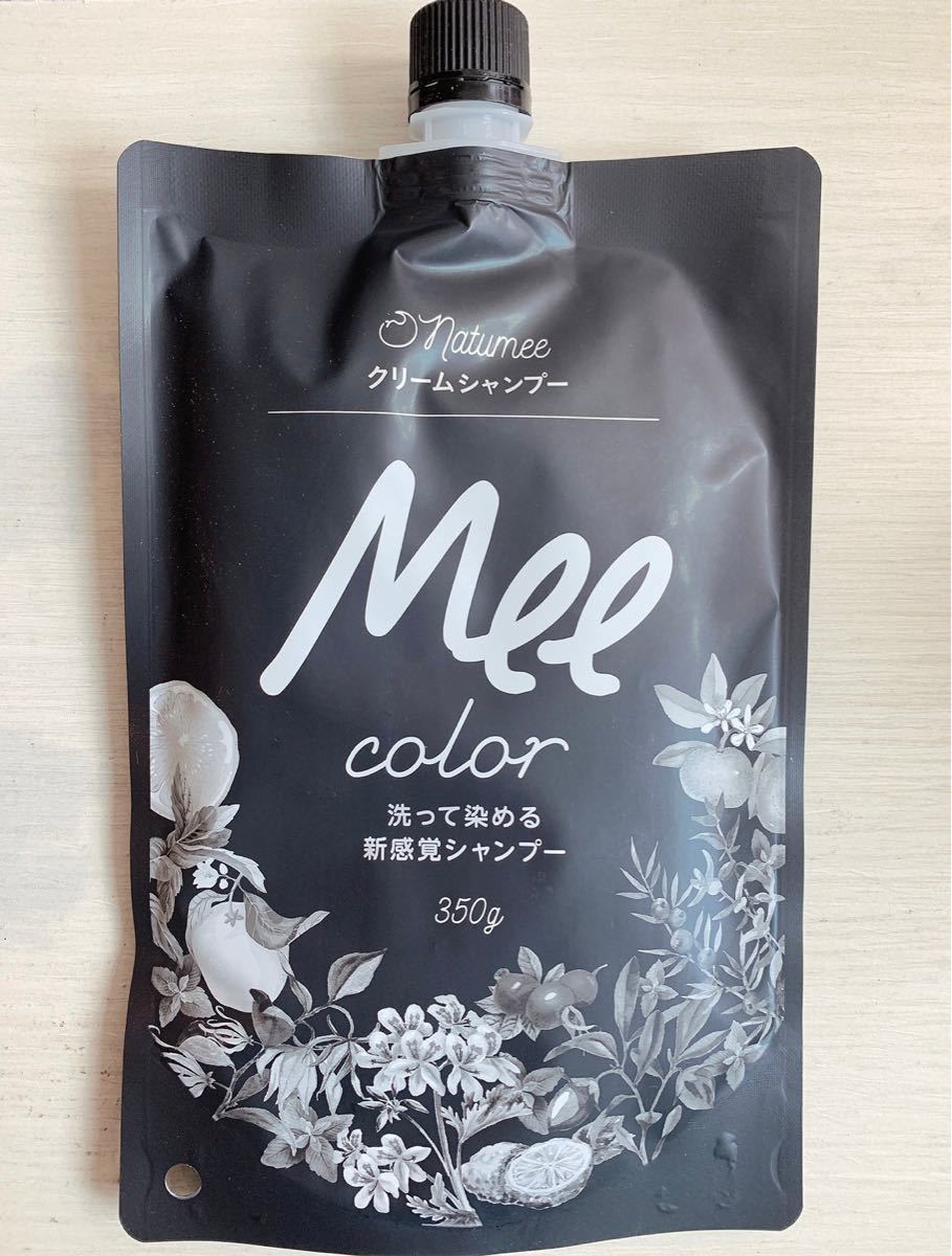 3個☆Mee Color☆ 白髪染めクリームシャンプー350g