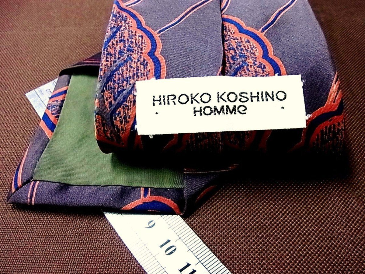 !23427C! хорошая вещь [ лист .. растения рисунок ] Hiroko Koshino [ маленький ...] галстук 