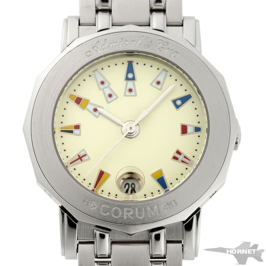 CORUM コルム アドミラルズカップ クォーツ 39.130.20 V585 SS レディース 時計 2210041_画像1