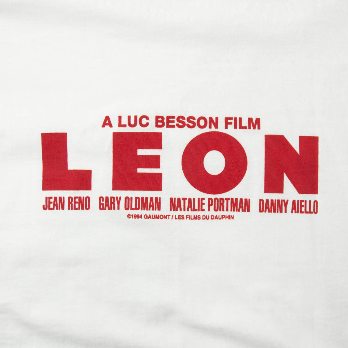 映画LEON レオン オフィシャル Tシャツ デッドストック1994年製 映画LEON レオン オフィシャル Tシャツ デッドストック1994年製