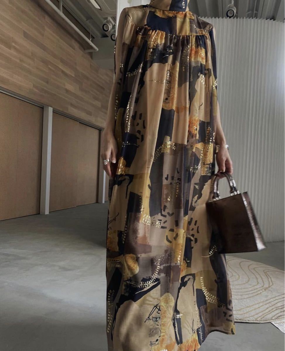 豪華 AMERI vintage DRESS EMILIE AMERI vintage GATHER GATHER DRESS