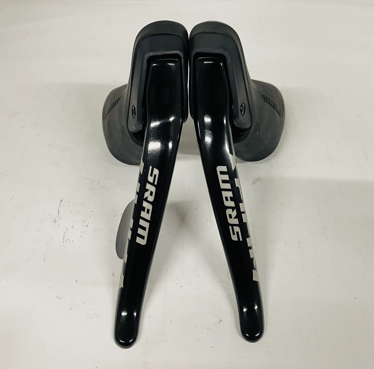超美品】 SRAM APEX1 シフター 左右 セット 軽量 ダブルタップ レバー