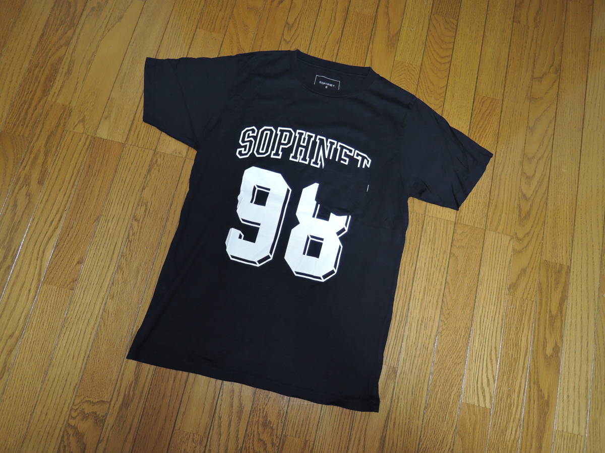 SOPHNET. ソフネット Tシャツ S ポケットTee ナンバリングロゴ LOGO カットソー /_画像2