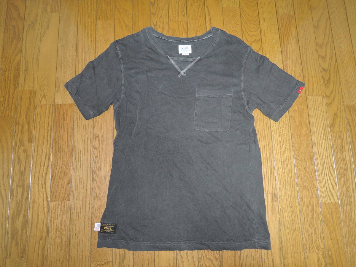 WTAPS ダブルタップス BLANK カットソー S Tシャツ ポケットTee MADE IN USA アメリカ製 バイピング /_画像1