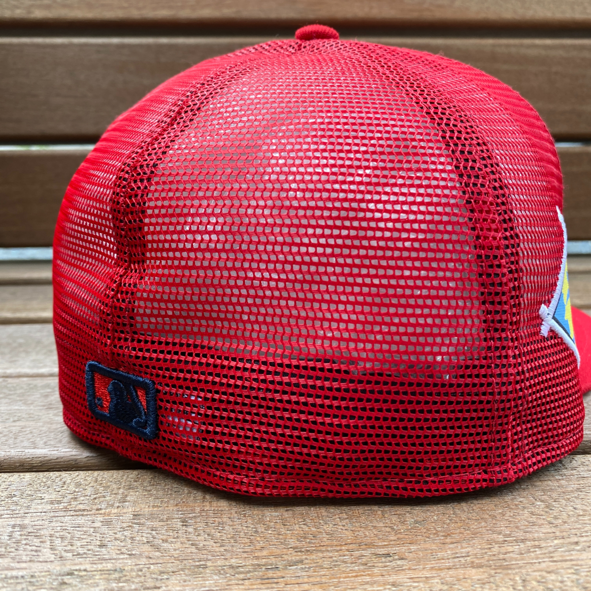 USA стандартный товар [7.1/4] NEWERA New Era 59FIFTY ограничение springs тренировка сетчатая кепка MLB National zNationals красный 