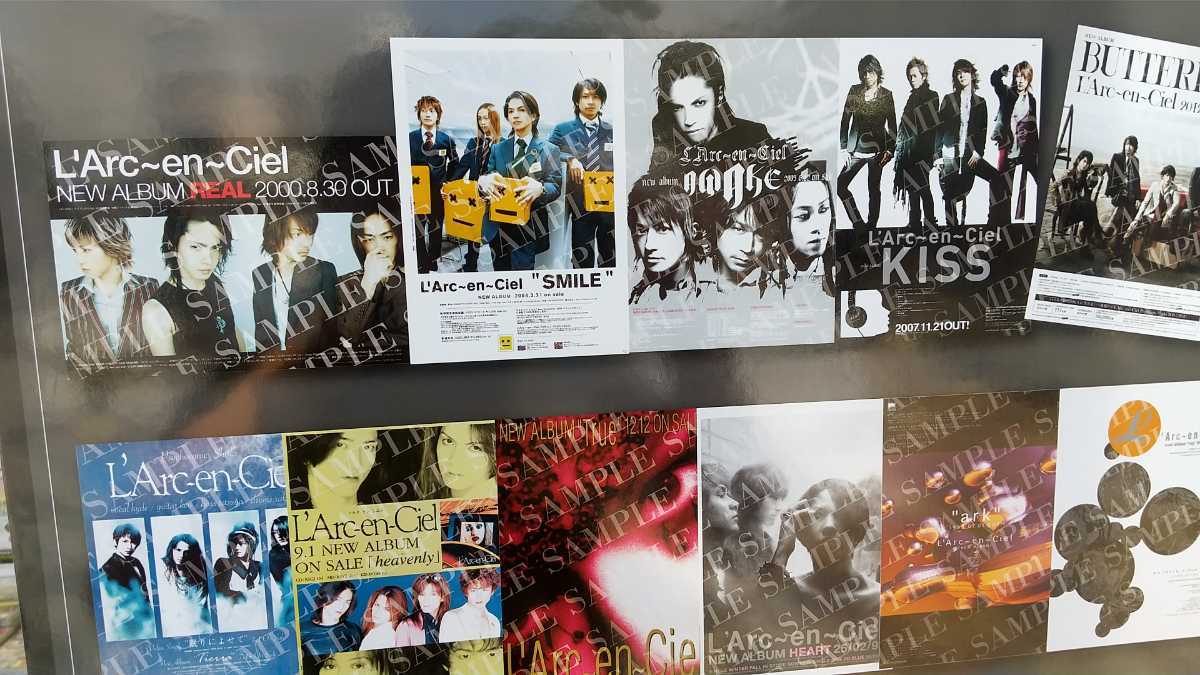 L'Arc~en~Ciel ラクくじ 告知ポスターポスター b2ポスター 11種