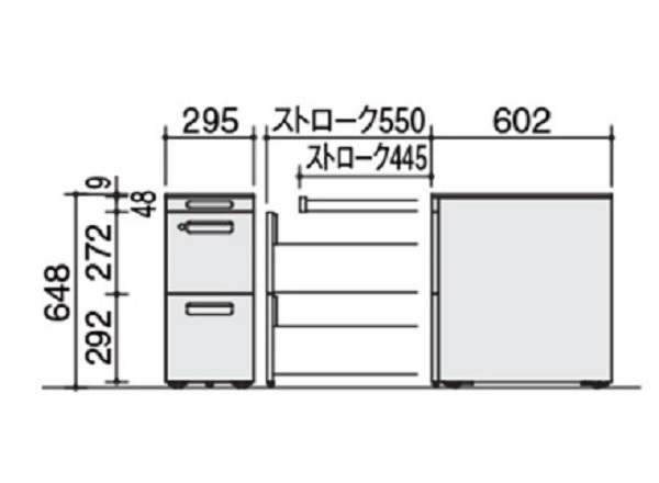 ■訳あり コクヨSD-GTZ36T3SAW　スチール三段スリムワゴン　白　鍵付き キャスター付き スチールデスクワゴン脇机 袖机 引取り可【K0118】_画像8