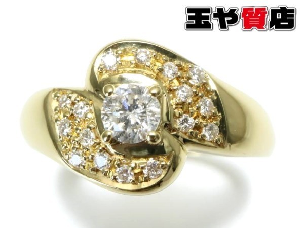 ☆安心の定価販売☆】 フラワー ダイヤ0.43ct イメージ 新品同様 13.5