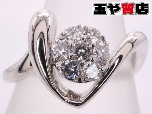 2022年のクリスマスの特別な衣装 ダイヤ0.33ct デザイン リング 17号