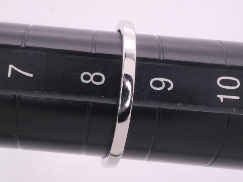 グッチ 美品 GUCCI ダイヤ オープンハート リング 8.5号 750 K18WG