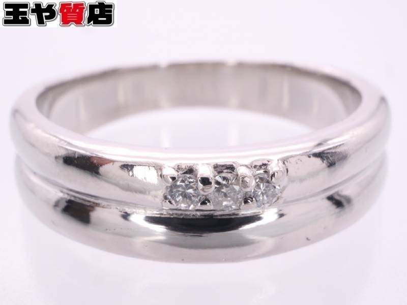 人気ショップが最安値挑戦 美品 ポンテヴェキオ K18WG ダイヤ計0.80ct