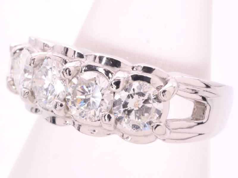 ダイヤ1.00ct 一文字 リング 10.5号 pt900 プラチナ | paradaabogados.com