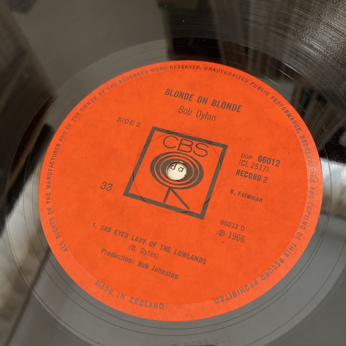 Bob Dylan　Blonde on Blonde　英国オリジナルモノラル盤　ブロンド・オン・ブロンド 　ボブディラン　　_画像9