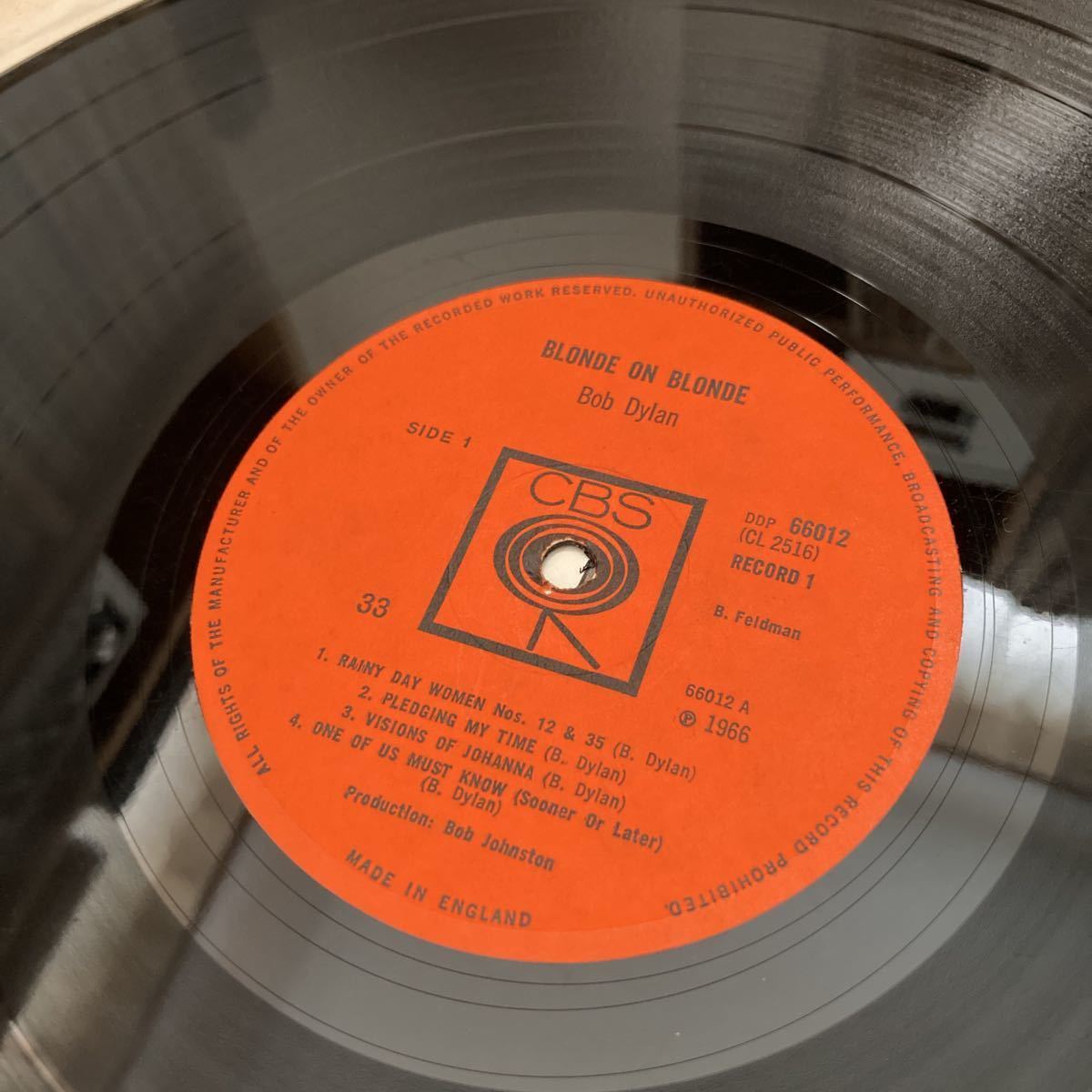 Bob Dylan　Blonde on Blonde　英国オリジナルモノラル盤　ブロンド・オン・ブロンド 　ボブディラン　　_画像6