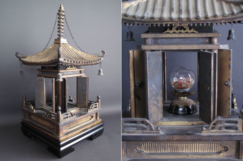 Yahoo!オークション - 【趣】時代 優品 『木造 仏舎利塔・舎利 Yahoo!オークション - 【趣】時代 優品 『木造 仏舎利塔・舎利