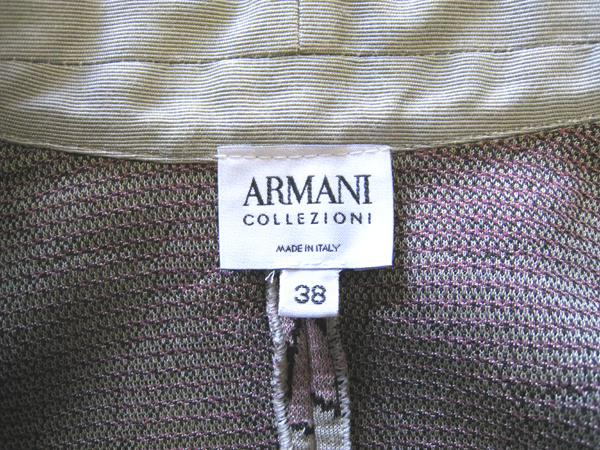 ARMANI COLLEZIONI Armani koretsio-ni жакет [ подлинный товар ] оттенок бежевого цветочный принт 
