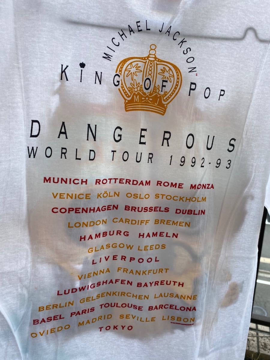マイケルジャクソンの期間限定Tシャツ(ヘインズ)と限定写真集