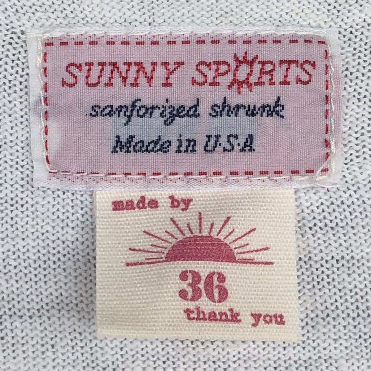 made in USA★SUNNY SPORTS / 半袖プリント Tシャツ S★CALIF MALIBU SURFIN' ROUTE/サニースポーツ コットン カットソー/アメリカ製の画像4