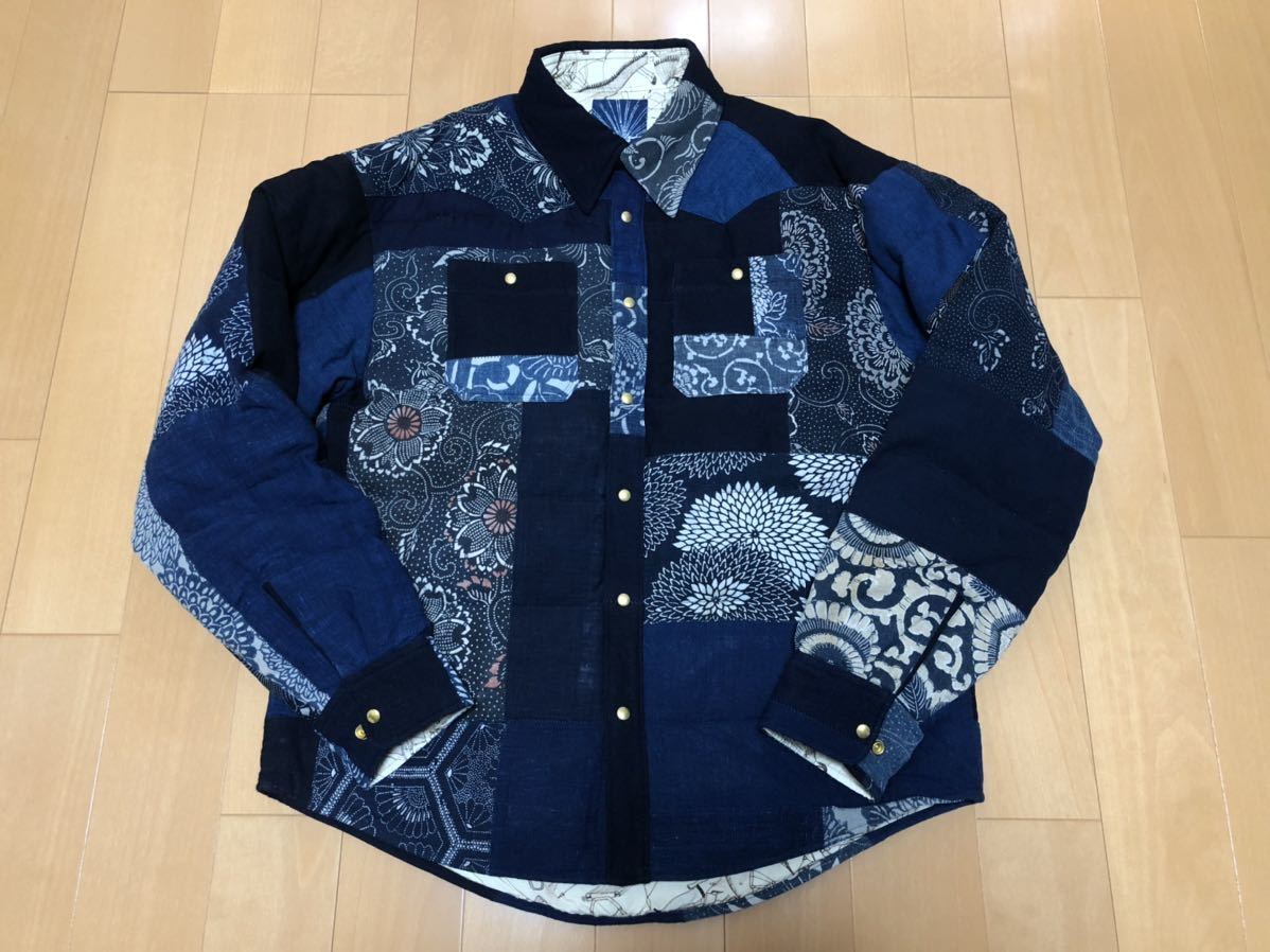 visvim KERCHIEF DOWN JKT KOFU VIRGIL GRIZZLY 22SS JUMBO MUD N.D.