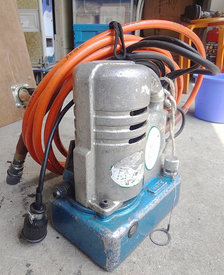 Kゆふ5857 DSP ダイア DAIA 電動油圧ポンプ リモコン付 工場機械 油圧機器 パーツ 工具_画像1