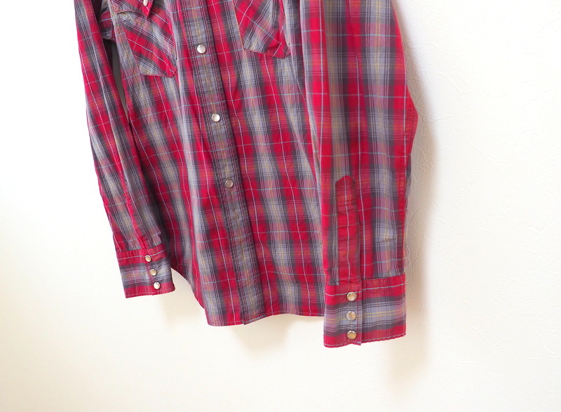 LEVI´S リーバイス RED tag 肉厚 ウエスタン チェック シャツ 大海物語