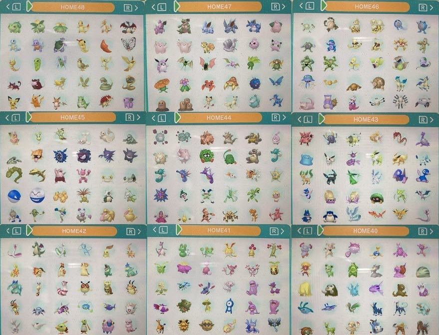 ポケットモンスター　サン　全国図鑑802種コンプリート　色違い全種　育成済み　配信・幻多数　ウルトラ　ソード　シールド　ムーン