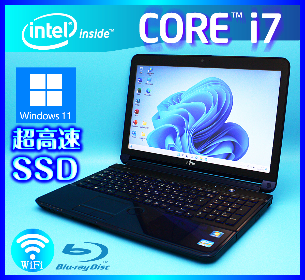 ノートパソコン core i7 windows11 オフィス付き AH77/H smcint.com